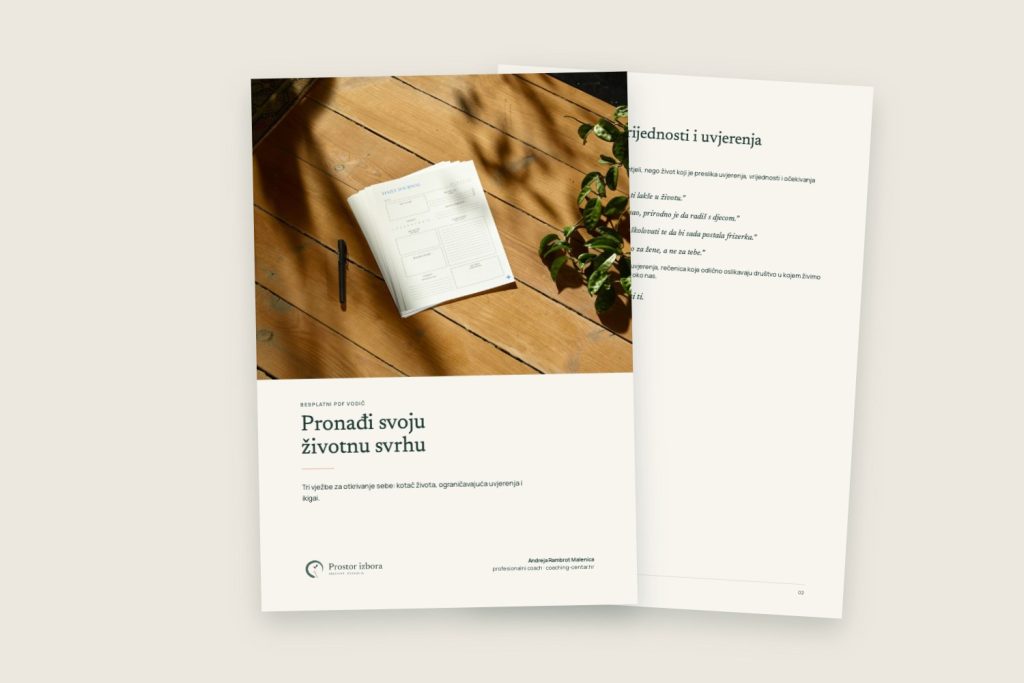 Pronađi svoju životnu svrhu, besplatni PDF vodič